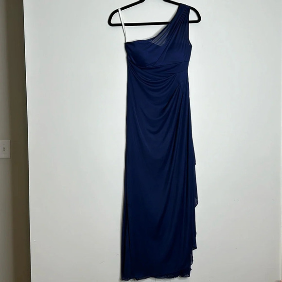 David’s Bridal Navy Blue Dress - Picture 1 of 11